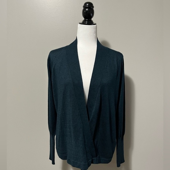 Zara Long Sleeve Cross Over Knit Sweater - Picture 6 of 12